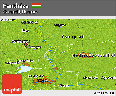 Physical Panoramic Map of Hantháza