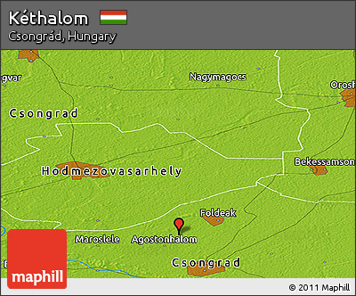 Physical Panoramic Map of Kéthalom