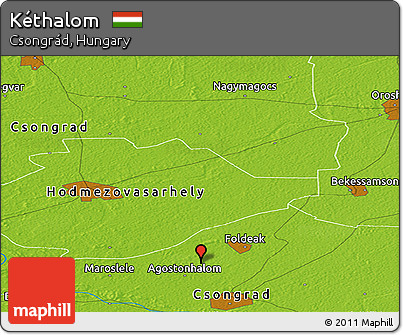 Physical Panoramic Map of Kéthalom