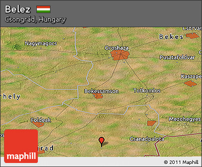 Satellite Panoramic Map of Belez