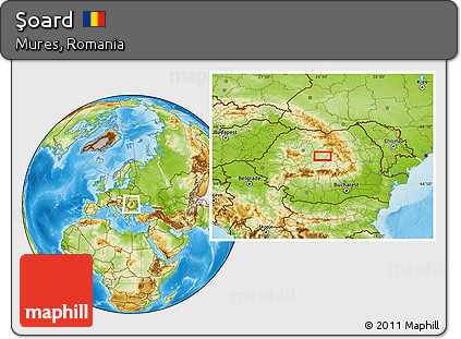 Physical Location Map of Şoard