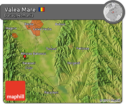 Satellite 3D Map of Valea Mare
