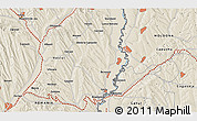 Shaded Relief 3D Map of Leova