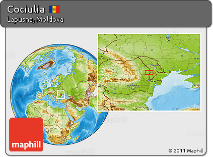 Physical Location Map of Cociulia