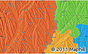 Political Map of the area around 46° 26' 14" N, 28° 7' 30" E