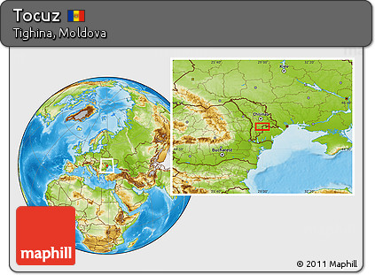 Physical Location Map of Tocuz
