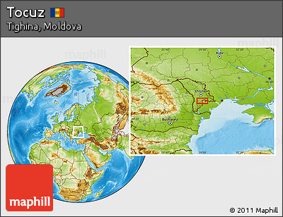 Physical Location Map of Tocuz