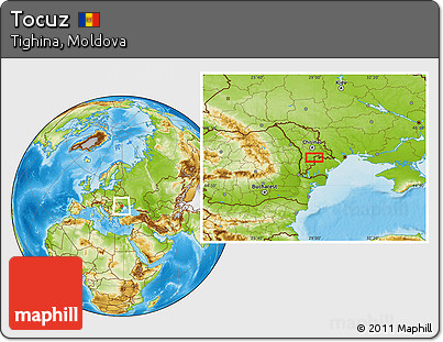 Physical Location Map of Tocuz