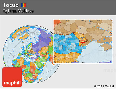 Political Location Map of Tocuz