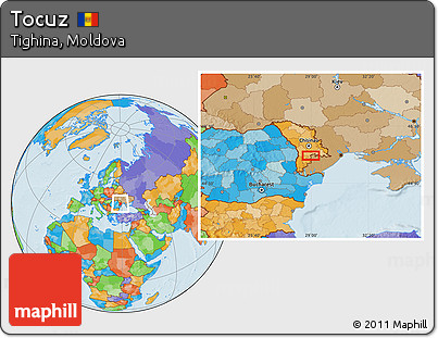 Political Location Map of Tocuz
