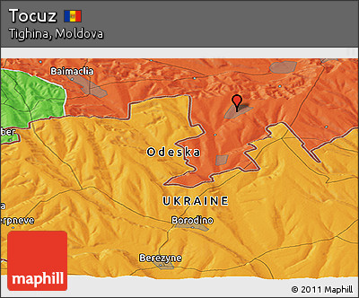 Political Panoramic Map of Tocuz