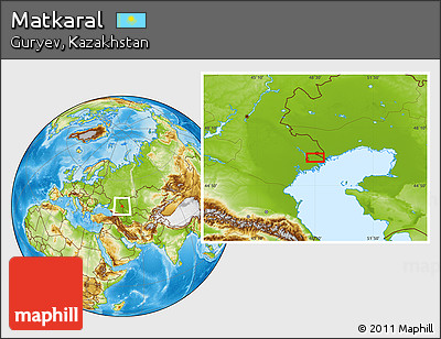 Physical Location Map of Matkaral