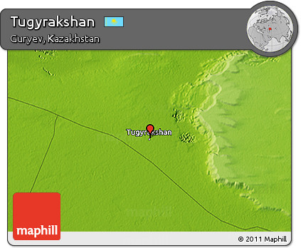 Physical 3D Map of Tugyrakshan