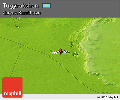 Physical 3D Map of Tugyrakshan