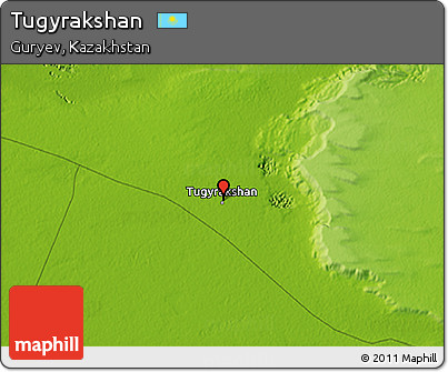 Physical 3D Map of Tugyrakshan