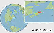 Savanna Style Location Map of Elmira