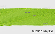 Physical Panoramic Map of Harcourt