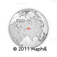 Outline Map of the Area around 46° 26' 14" N, 68° 4' 29" E, rectangular outline