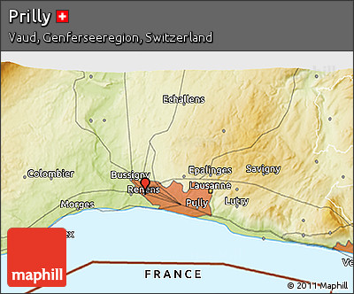 Physical 3D Map of Prilly