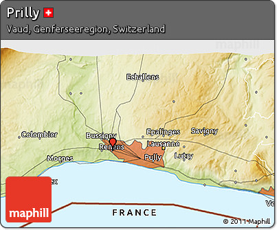 Physical 3D Map of Prilly