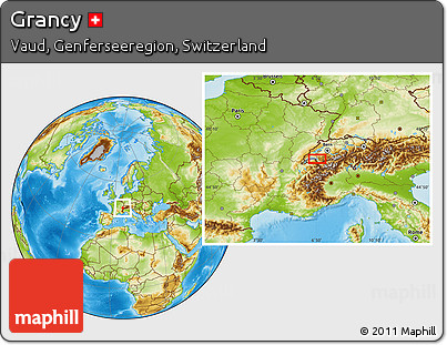 Physical Location Map of Grancy