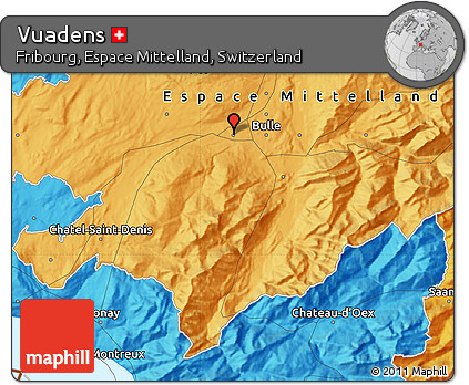 Political Map of Vuadens