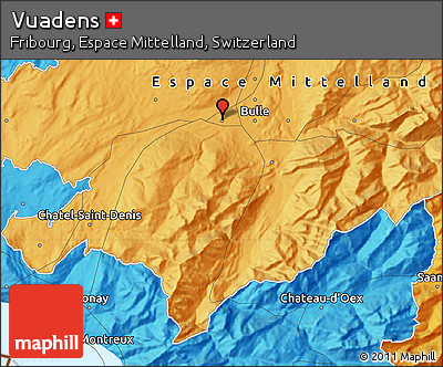 Political Map of Vuadens