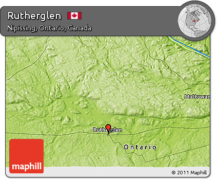 Physical 3D Map of Rutherglen