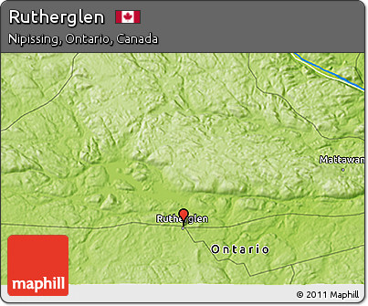 Physical 3D Map of Rutherglen