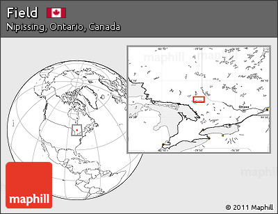 Blank Location Map of Field