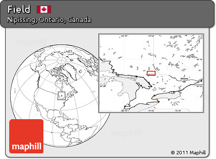 Blank Location Map of Field
