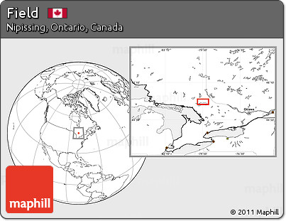 Blank Location Map of Field