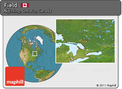 Satellite Location Map of Field