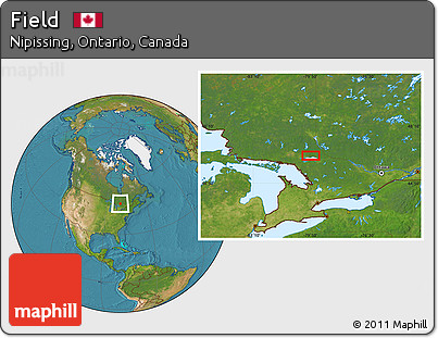 Satellite Location Map of Field