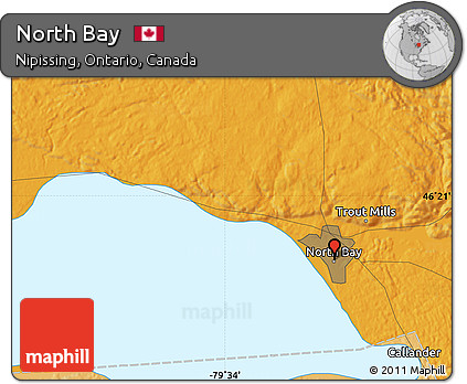 Political Map of North Bay