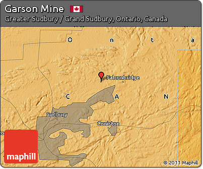 Political Map of Garson Mine