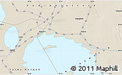 Shaded Relief Map of the area around 46° 26' 14" N, 81° 40' 30" E