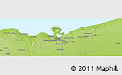 Physical Panoramic Map of the area around 46° 26' 14" N, 86° 37' 30" W