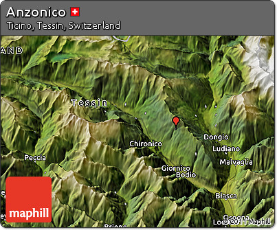 Satellite 3D Map of Anzonico