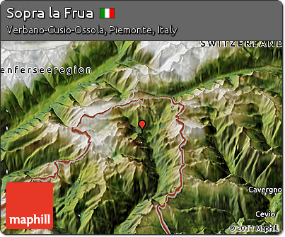 Satellite 3D Map of Sopra La Frua