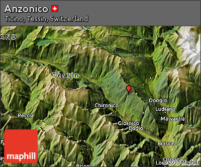 Satellite 3D Map of Anzonico