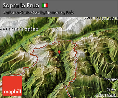 Satellite 3D Map of Sopra La Frua
