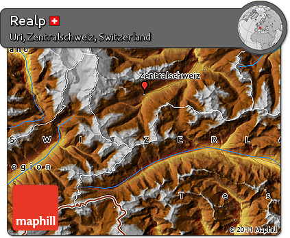 Physical Map of Realp