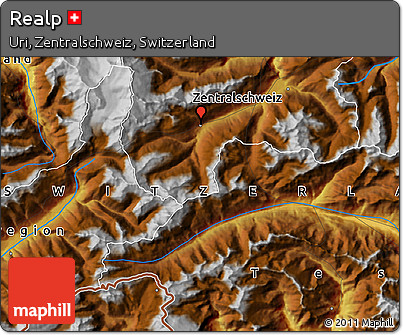Physical Map of Realp