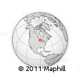 Outline Map of the Area around 46° 26' 14" N, 90° 52' 30" W, rectangular outline