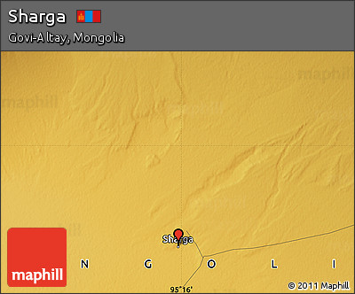 Physical Map of Sharga