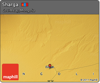 Physical Map of Sharga