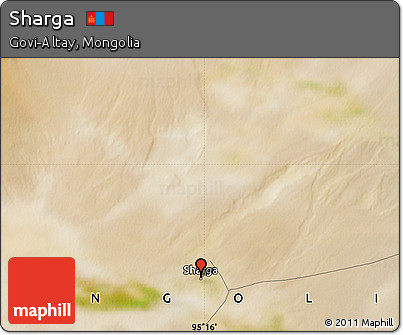 Satellite Map of Sharga