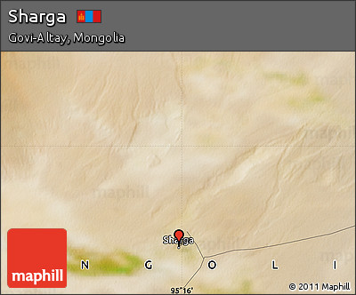 Satellite Map of Sharga