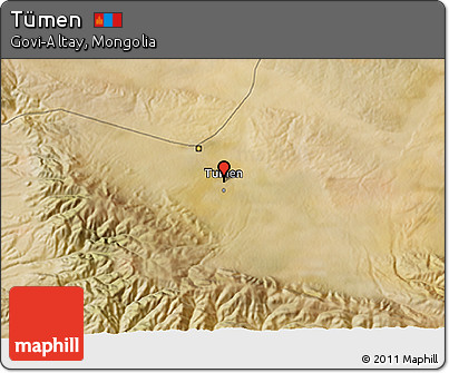 Satellite 3D Map of Tümen